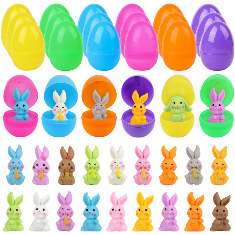 Party Games Easter Egg - 24 Buah Telur Paskah dengan Gambar