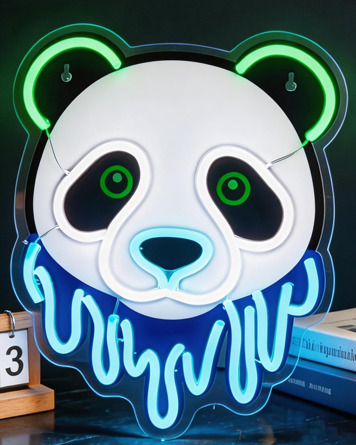 Zoo Party Games - Lampu Neon LED Panda USB, Lampu