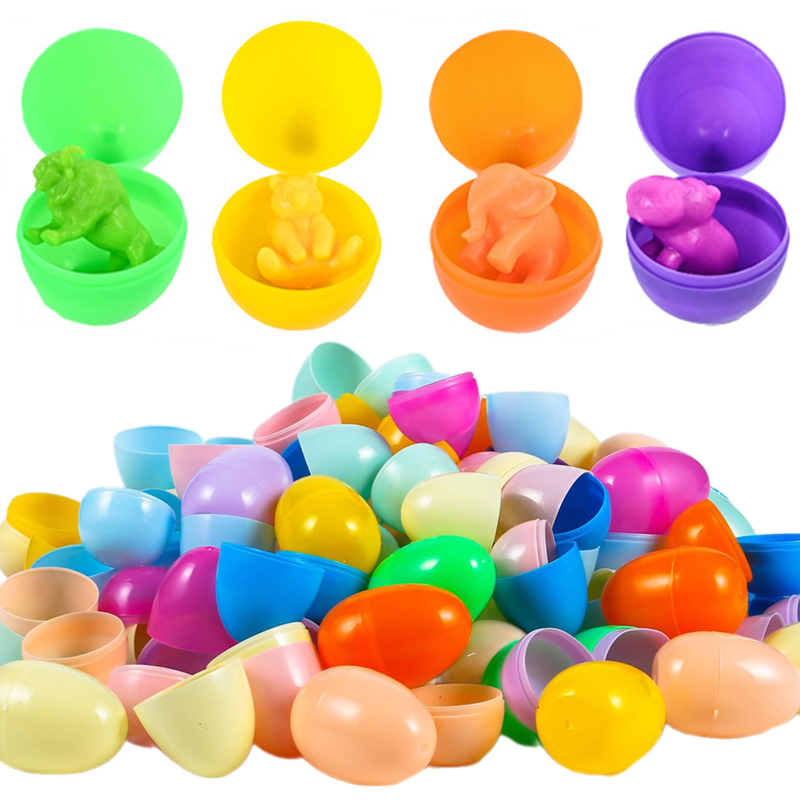 Party Games Easter Egg - 12/24 Buah Telur Paskah Kosong Plastik