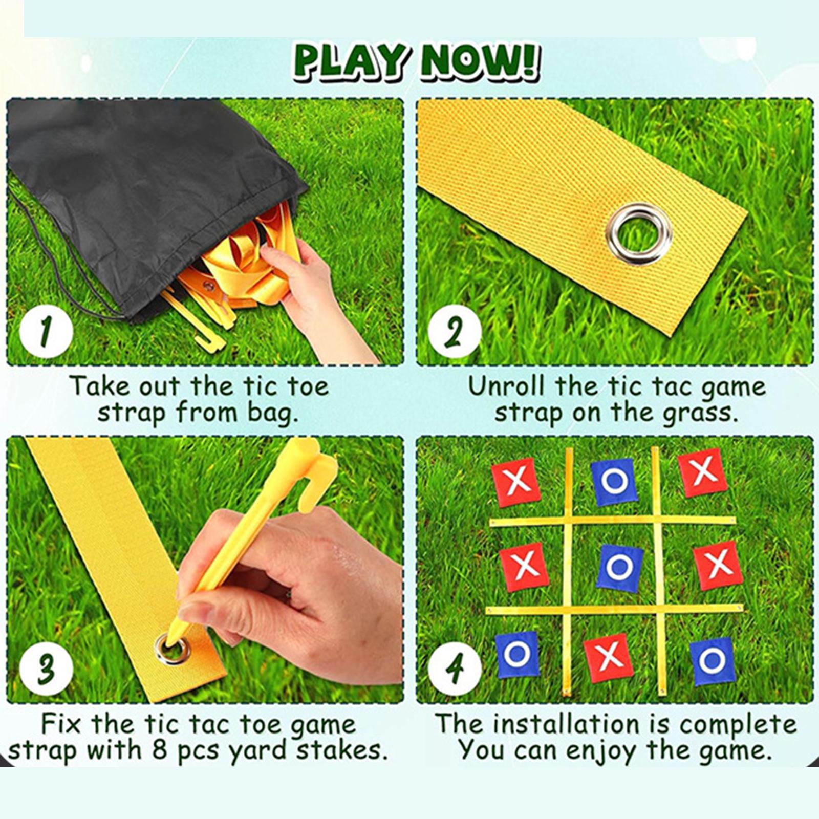 Tic Tac Toe Giant - Permainan Tic TAC Toe Raksasa untuk