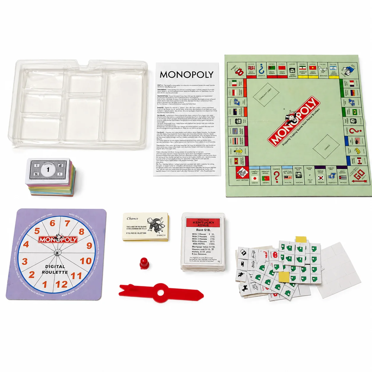 Hasbro Game Monopoly - Permainan Papan Klasik Monopoly Permainan Perdagangan