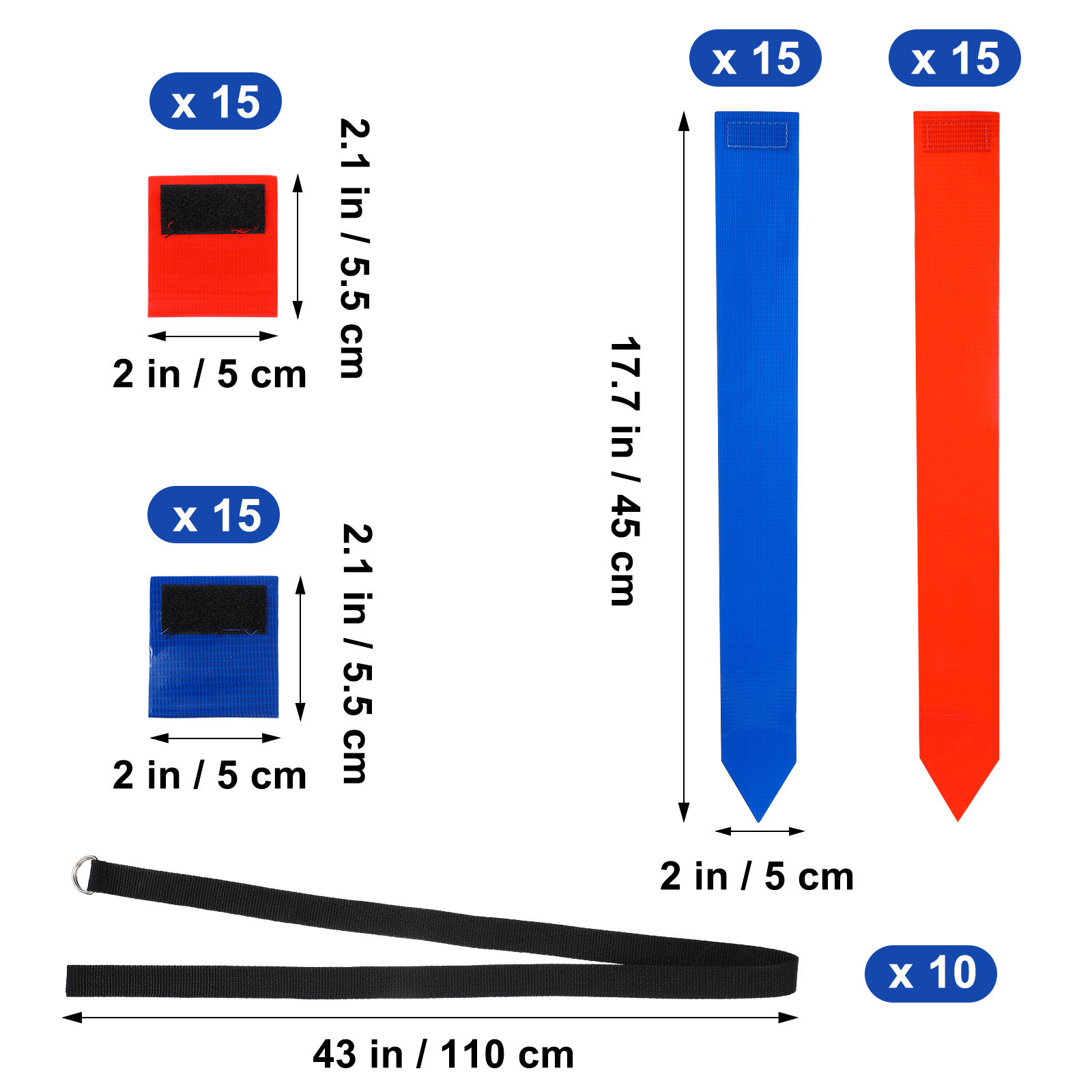 10Pcs Sabuk Bendera Sepak Bola - Capture Flag Set ulasan dan harga