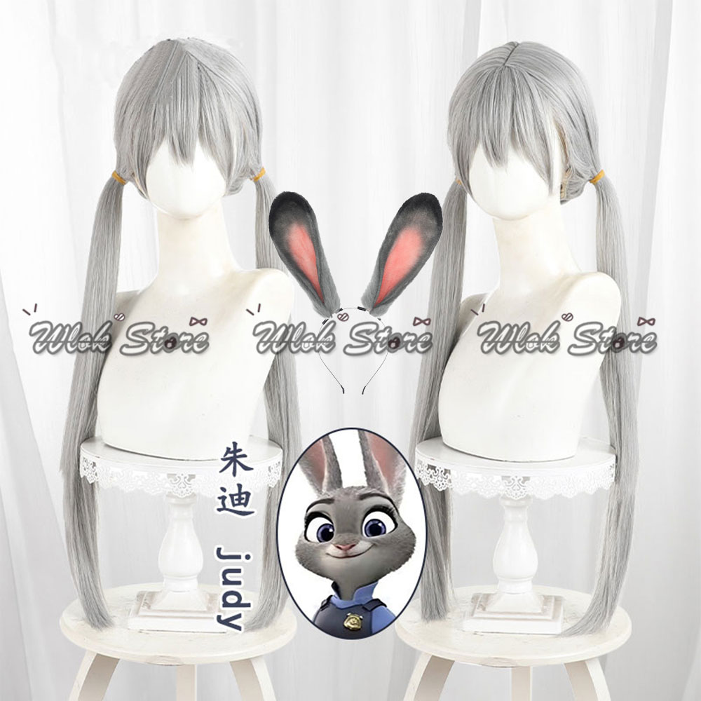 Wig Cosplay Judy Hopps Petugas - Zoo Party Games ulasan dan harga