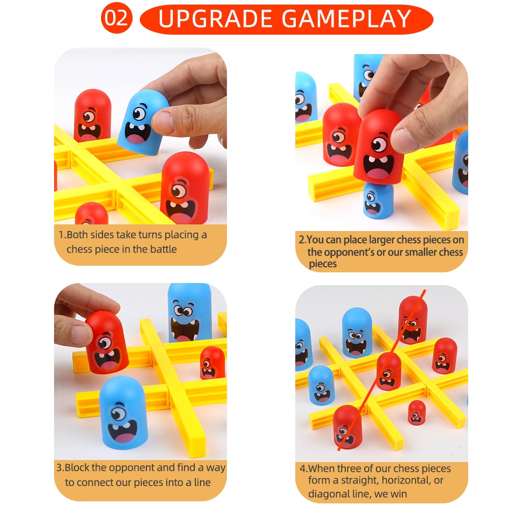 Permainan Papan Meja Lucu Tic  - Tic Tac Toe Giant ulasan dan harga