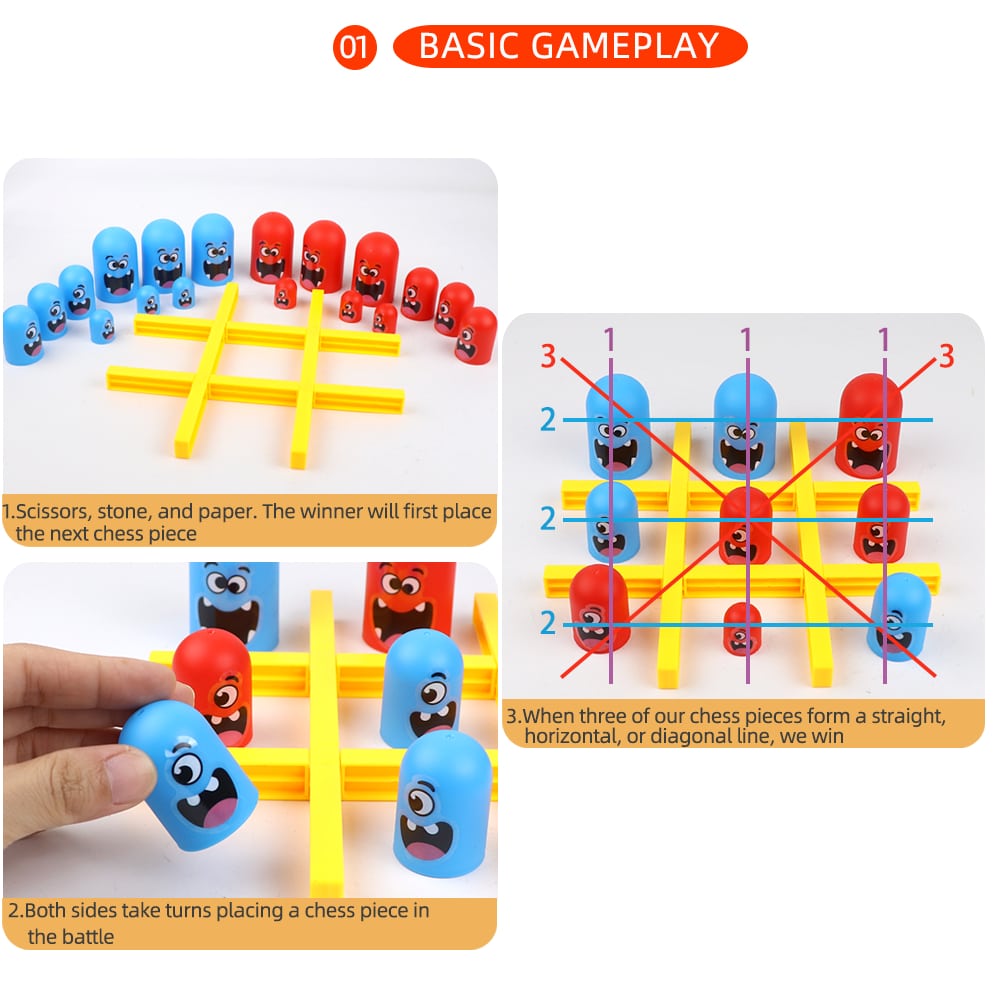 Permainan Papan Meja Lucu Tic  - Tic Tac Toe Giant ulasan dan harga