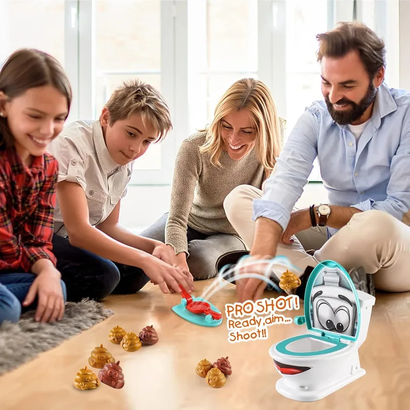 Mainan Toilet Poop Game dengan - Party Games 15 In 1 ulasan dan harga