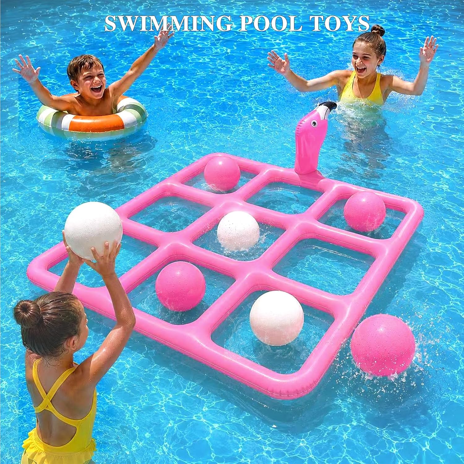 Set Tic Tac Toe Flamingo Raksa - Tic Tac Toe Giant ulasan dan harga