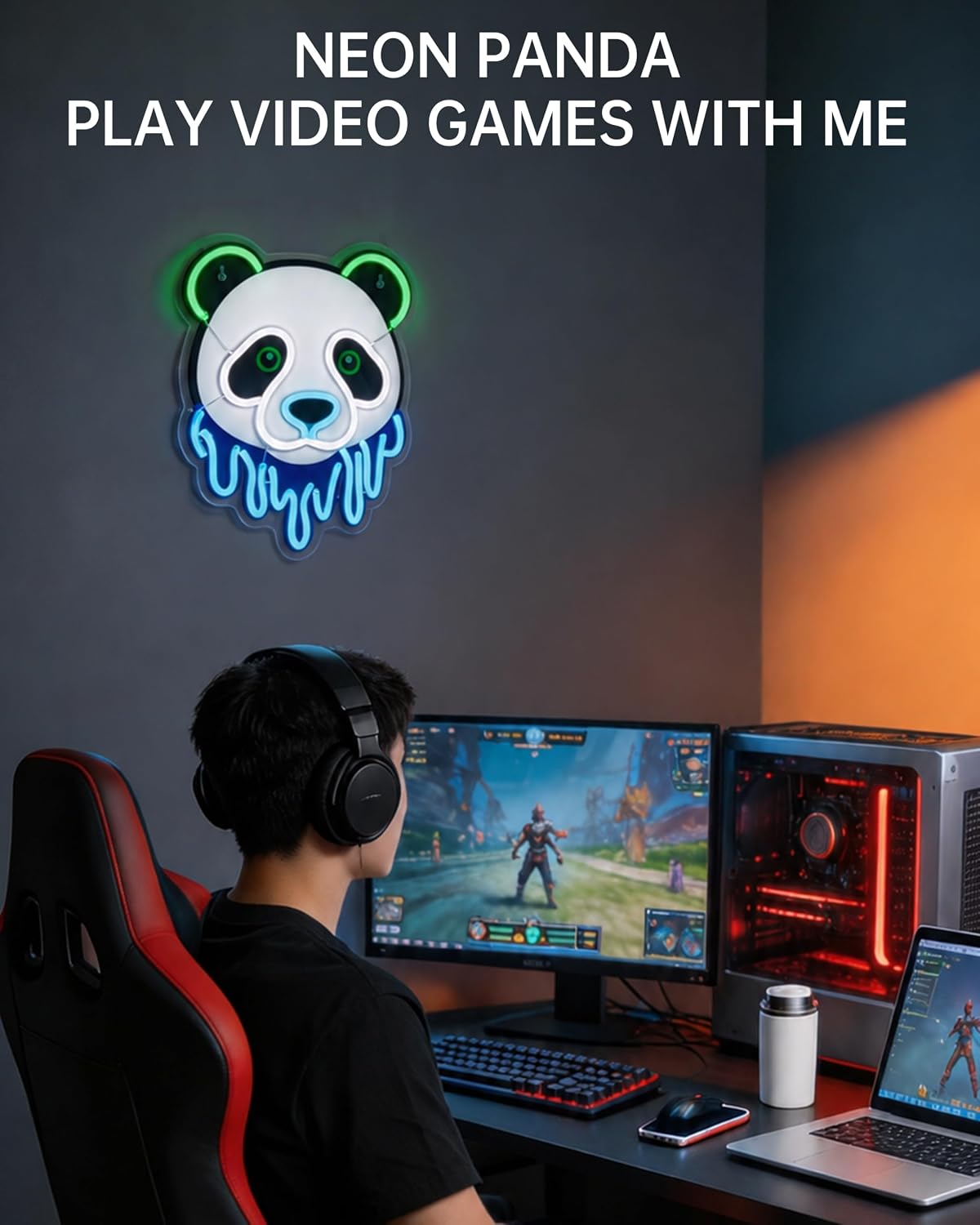 Lampu Neon LED Panda USB, Lamp - Zoo Party Games ulasan dan harga