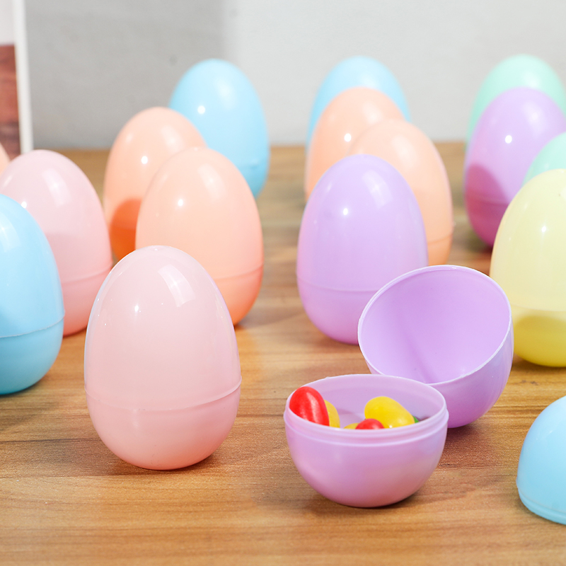 12/24-Pack Plastik Telur Paska - Party Games Easter Egg ulasan dan harga