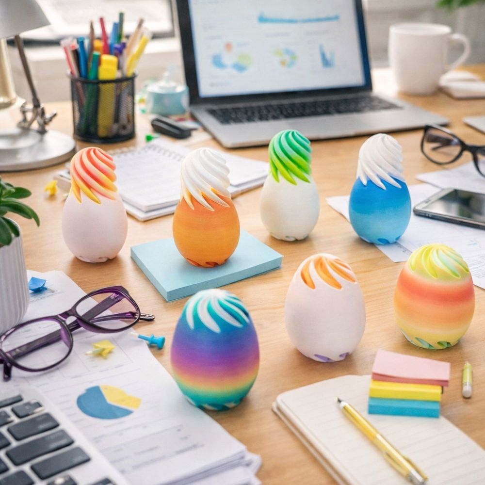 Telur Putar Cetak 3D Anti-Kece - Party Games Easter Egg ulasan dan harga