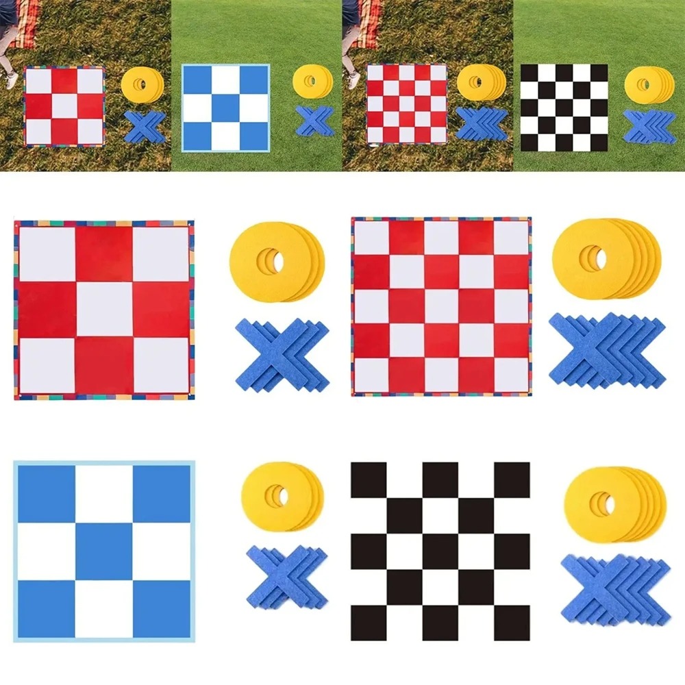 Set Permainan Tic Tac Toe Raks - Tic Tac Toe Giant ulasan dan harga