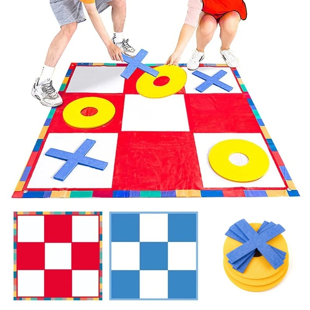 Set Permainan Tic Tac Toe Raks - Tic Tac Toe Giant ulasan dan harga