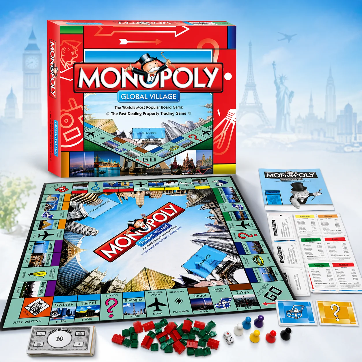Permainan Papan MONOPOLY GLOBA - Hasbro Game Monopoly ulasan dan harga